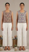 K 812 Vol 2 By Naisha Cotton Printed Reversible Ladies Crop Tops